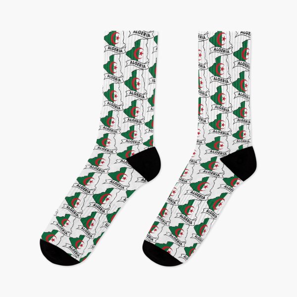 Item preview, Algeria map and flag designed and sold by Wolagno.