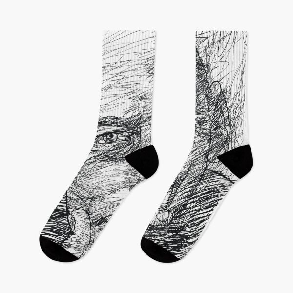 Item preview, HENRI MICHAUX ink portrait .3 designed and sold by lautir.