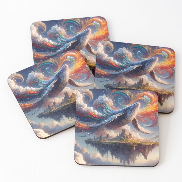 Item preview, Whimsical Flying Whale designed and sold by M-Y-A-R-T-.