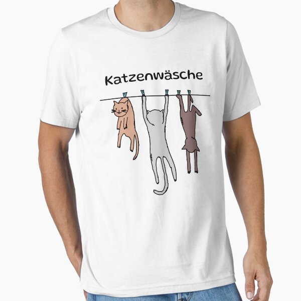 Artikel-Vorschau von Katzenwäsche, designt und verkauft von FreakOutShirts.