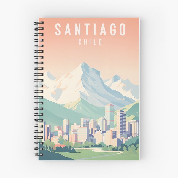 Artikelvorschau, Santiago Chile Reisedruck entworfen und verkauft von Wander-World.