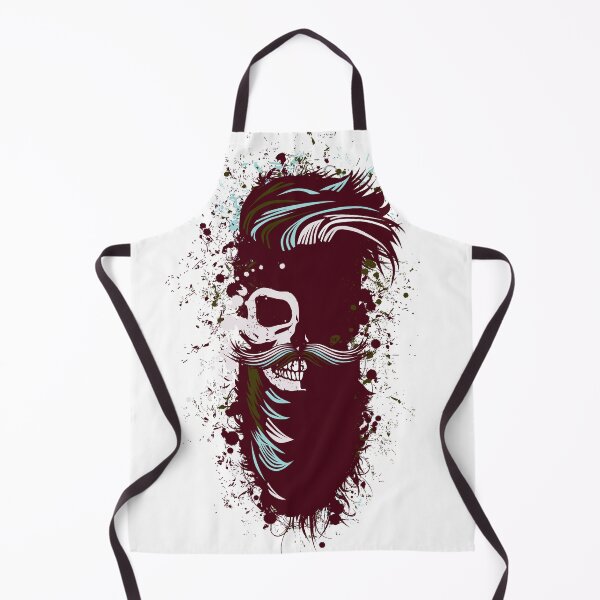 Item preview, skull hipster beard mustache fancy design stain bearded mustached designed and sold by Achille3777.
