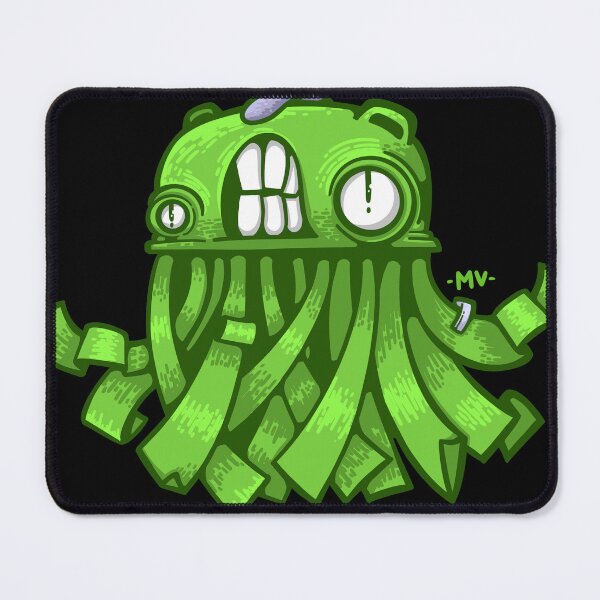 Item preview, green squid designed and sold by manuvila.