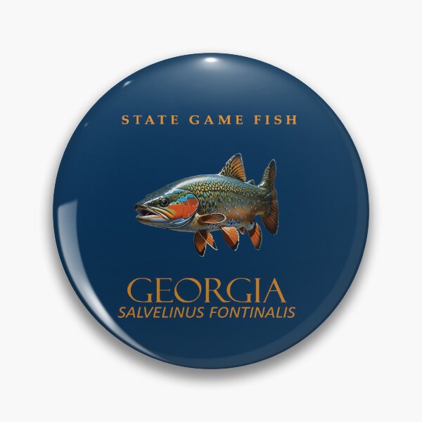 Item preview, Georgia Territory Game Fish Southern Appalachian Brook Trout designed and sold by taiche.