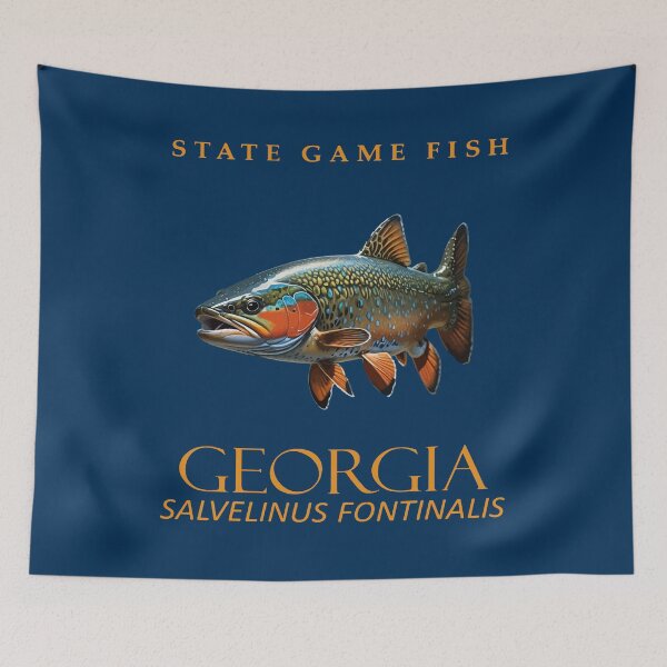 Item preview, Georgia Territory Game Fish Southern Appalachian Brook Trout designed and sold by taiche.