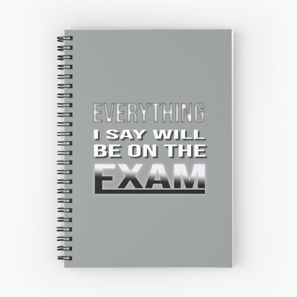 Item preview, Funny Exam Quote for Students & Teachers designed and sold by Zakrytos ★★★★★.