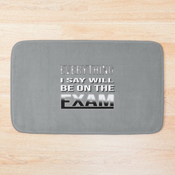 Item preview, Funny Exam Quote for Students & Teachers designed and sold by Zakrytos ★★★★★.