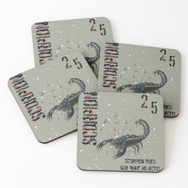 Item preview, Scorpio listens to music with headphones. designed and sold by Kalamkas.