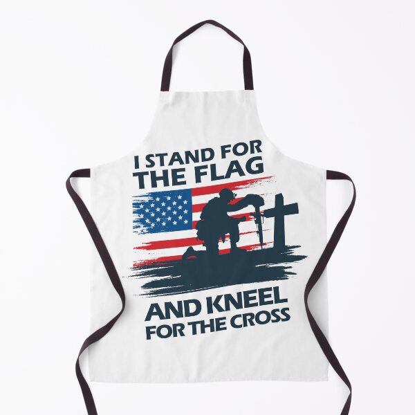 Item preview, I Stand for the Flag and Kneel for the Cross designed and sold by mydesignsbylar.