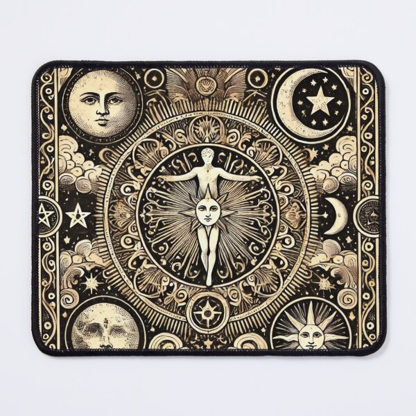 Item preview, Celestial Alchemy – Sun & Moon Mystic Art designed and sold by EllsLittleStore.