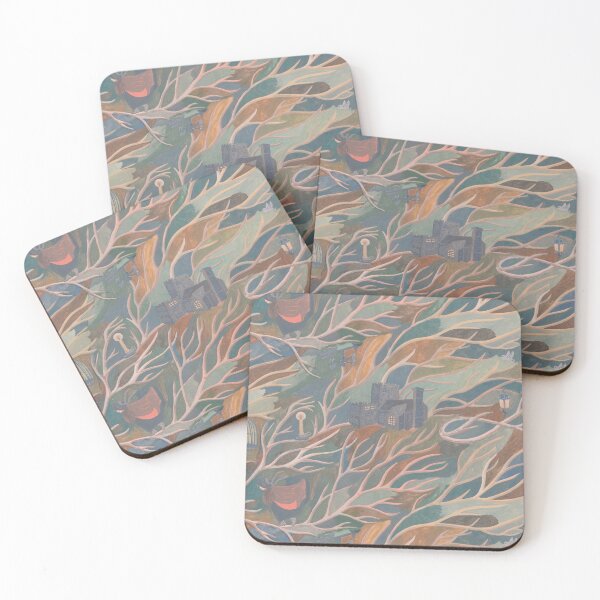 Item preview, Haunting Jane Eyre Gothic Art – Thornfield Hall, Moors & Twisting Branches designed and sold by Ema Tudose.