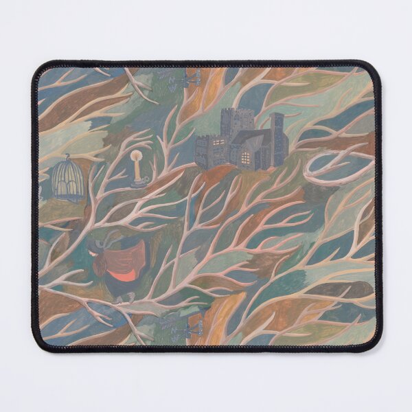Item preview, Haunting Jane Eyre Gothic Art – Thornfield Hall, Moors & Twisting Branches designed and sold by Ema Tudose.