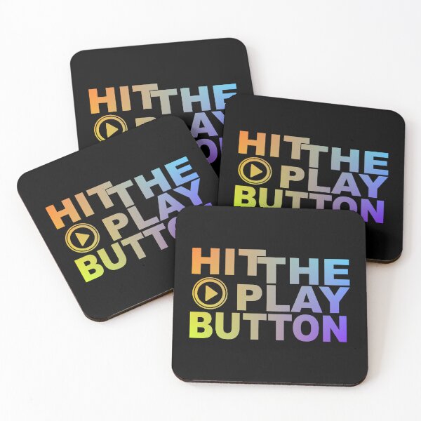 Item preview, Hit The Play Button designed and sold by TheFineShirt.