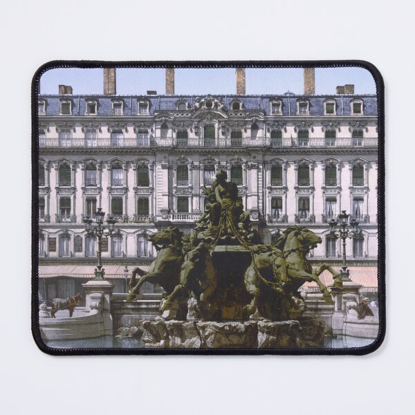 Item preview, Fountain in Lyon designed and sold by 19th Century in Color.