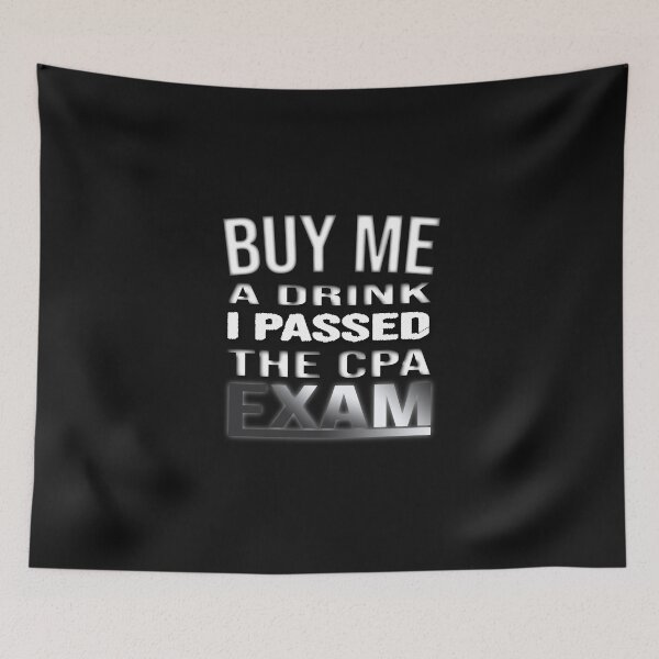 Item preview, CPA Exam Celebration Humor for Accountants designed and sold by Zakrytos ★★★★★.