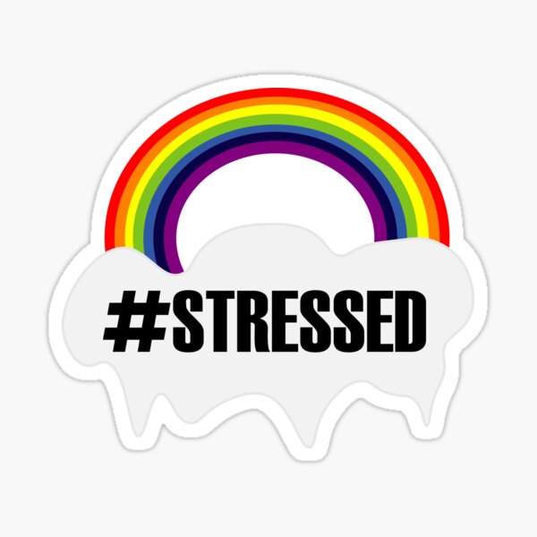 Item preview, Hashtag Stressed designed and sold by annattodesign.