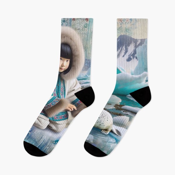 Item preview, Inuit with a Baby Seal designed and sold by M-Y-A-R-T-.