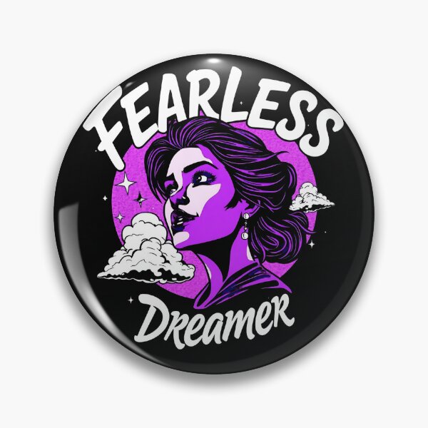 Item preview, FEARLESS DREAMER designed and sold by FestivityFinds.