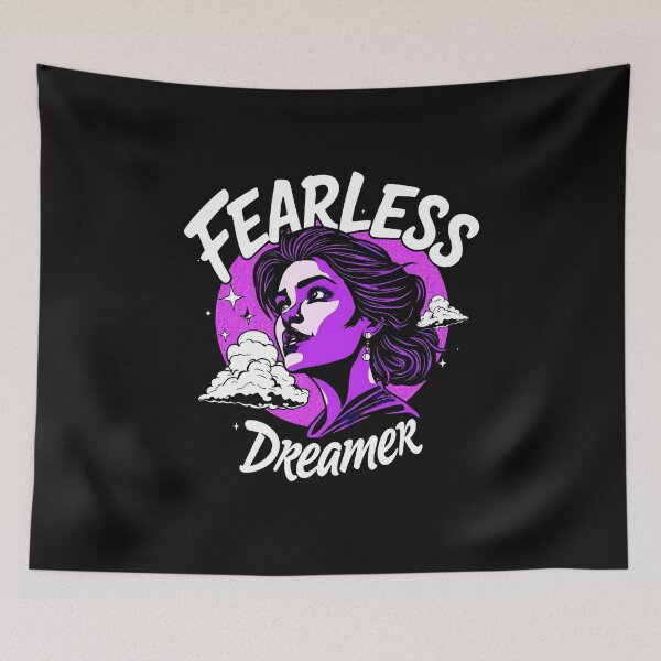 Item preview, FEARLESS DREAMER designed and sold by FestivityFinds.