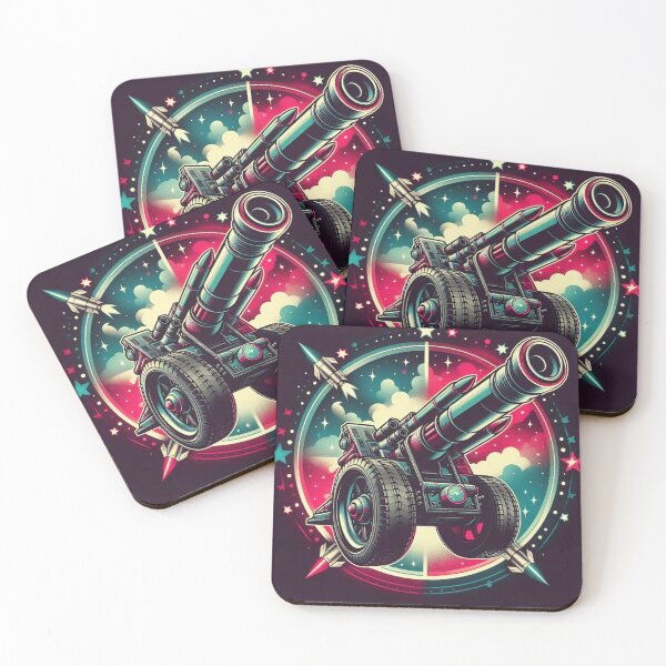 Item preview, Galactic Cannon: Vintage Power with Cosmic Vibes - Model 1 designed and sold by NeonBot_Shop.