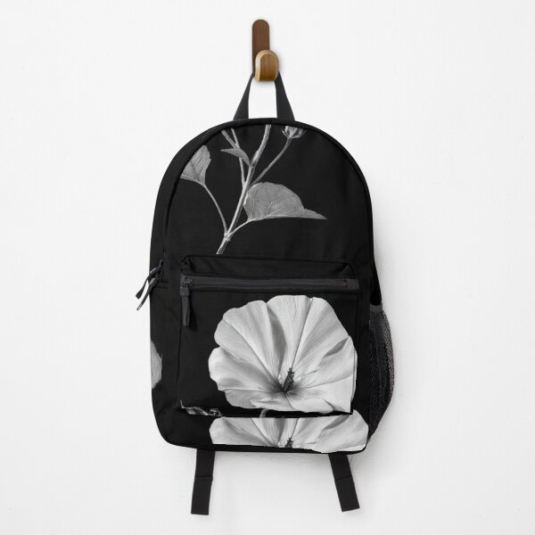 Item preview, Field Bindweed wild flower in black and white colors v2 designed and sold by PiranhaEatFashion.