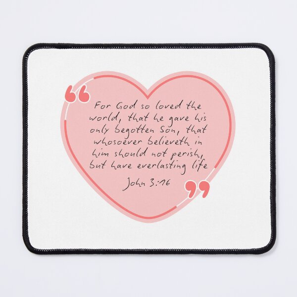 Item preview, John 3:16, Bible verse designed and sold by Faithloveshop.