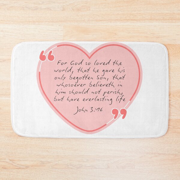 Item preview, John 3:16, Bible verse designed and sold by Faithloveshop.