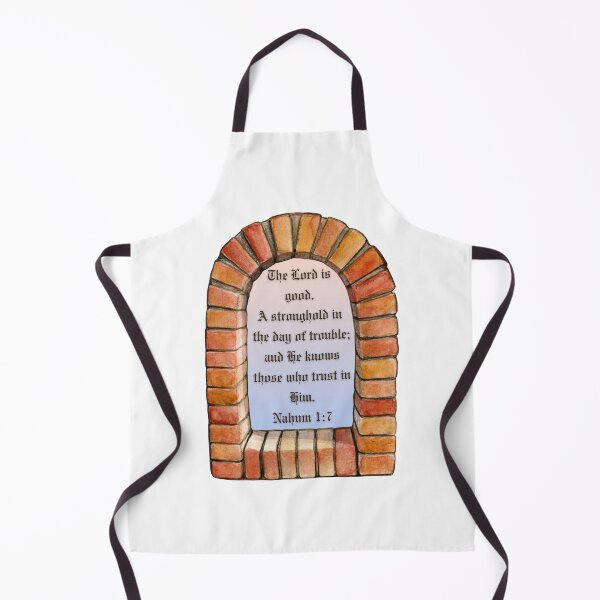 Item preview, Nahum 1:7 - The Lord is good. A stronghold in the day of trouble; and He knows those who trust in Him. designed and sold by FlutterByH.