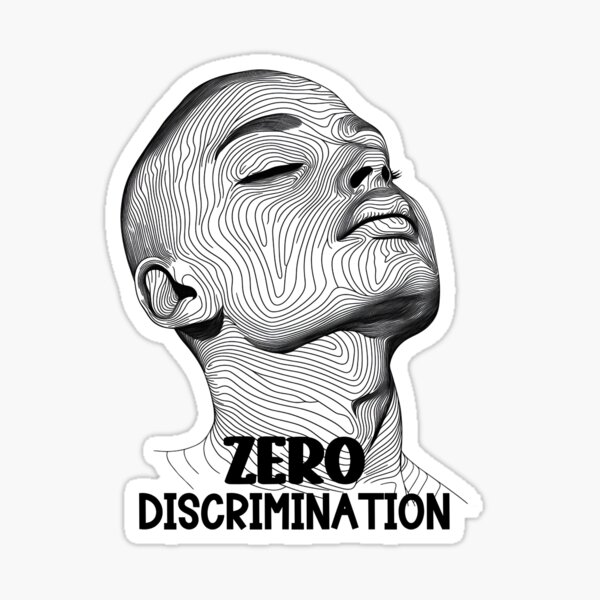 Item preview, Zero Discrimination designed and sold by PrintDelightsDJ.