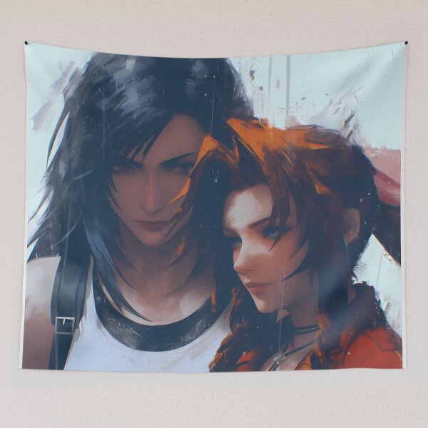 Item preview, Tifa & Aerith - 2 designed and sold by Infinite-Aspire.