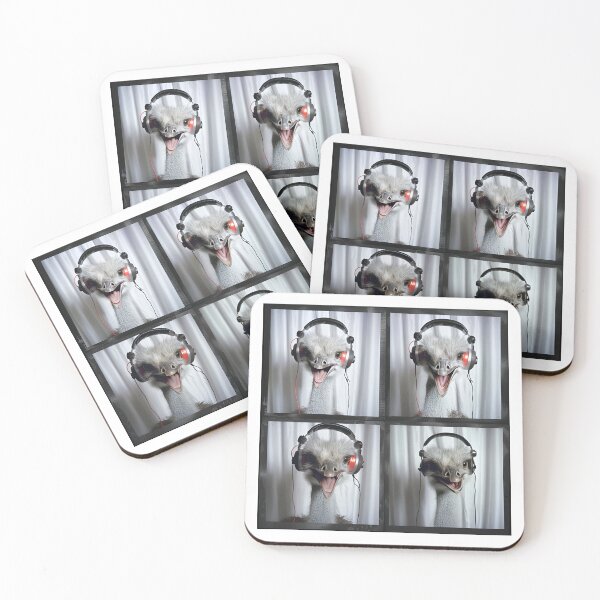 Item preview, Ostrich In Headphones Photo Booth designed and sold by RockFireMerch.