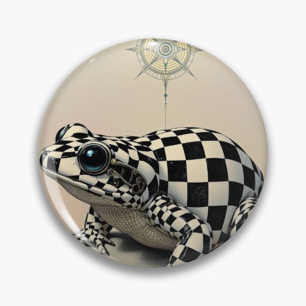 Item preview, Checkerboard Toad designed and sold by HabitableMoons.