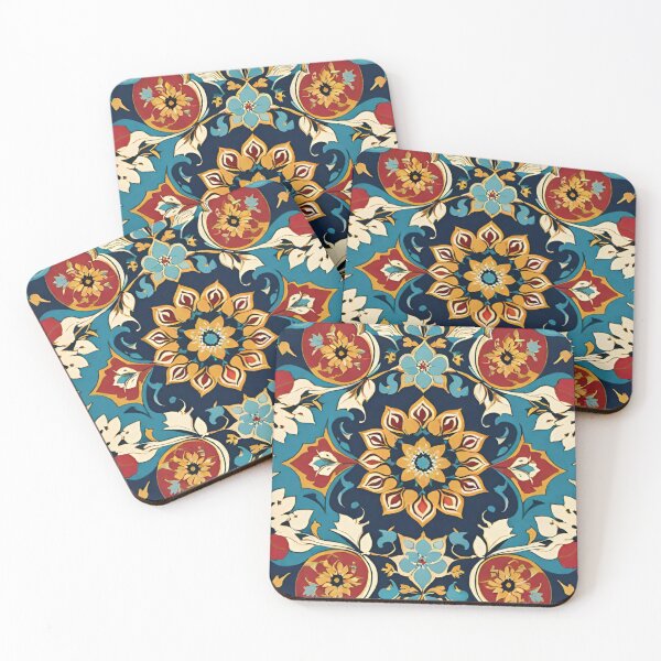 Item preview, central asian floral pattern designed and sold by optimusprime39.