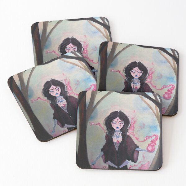 Item preview, Witchcore (oil illustration) // designed and sold by Art by Maria Milenova.