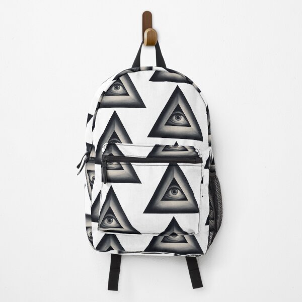 Item preview, Surreal Eye Within A Geometric Triangle Symbol with Illuminating Highlights designed and sold by portokalis.