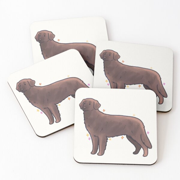 Item preview, Brown Flat Coated Retriever designed and sold by Mayarartsy.