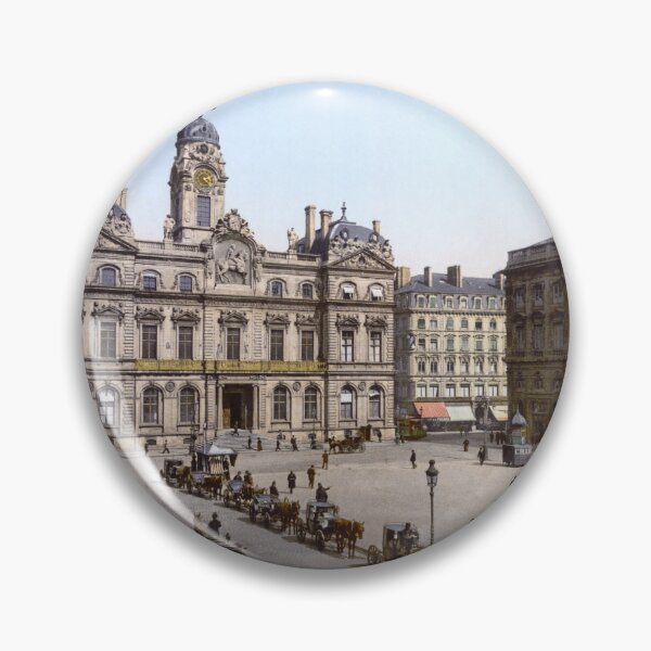 Item preview, Square in Lyon designed and sold by 19th Century in Color.