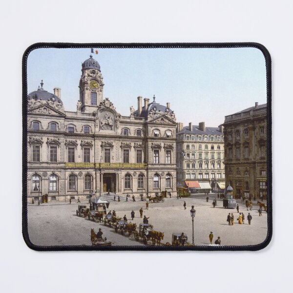 Item preview, Square in Lyon designed and sold by 19th Century in Color.