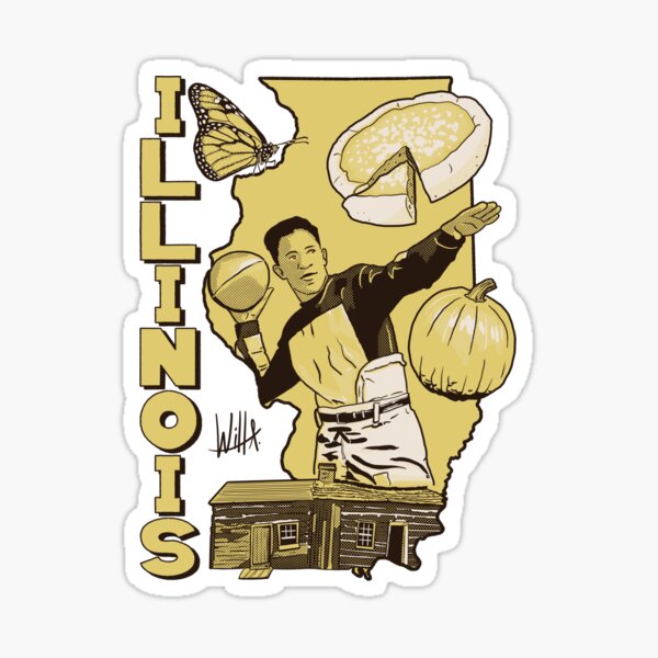 Aperçu de l'œuvre Le Pays de Lincoln (Illinois) créée et vendue par DaHumanPencil.
