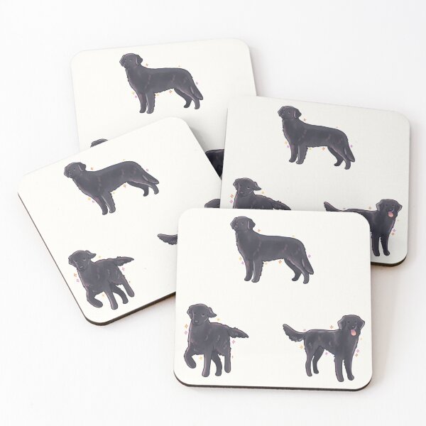 Item preview, Flat-Coated Retriever pack designed and sold by Mayarartsy.
