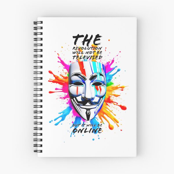 Item preview, Protest slogans. Anonymous. The revolution will be online. designed and sold by Drone-tees.