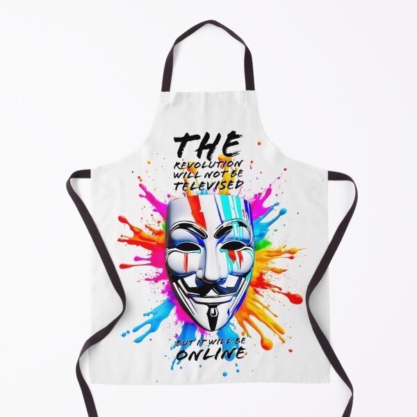 Item preview, Protest slogans. Anonymous. The revolution will be online. designed and sold by Drone-tees.