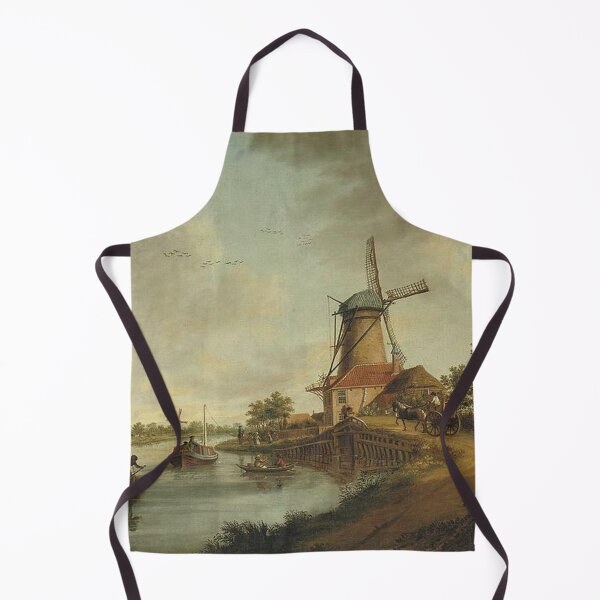 Item preview, View of a Trekscht and Windmill along the Vilet designed and sold by tomorrowsart.