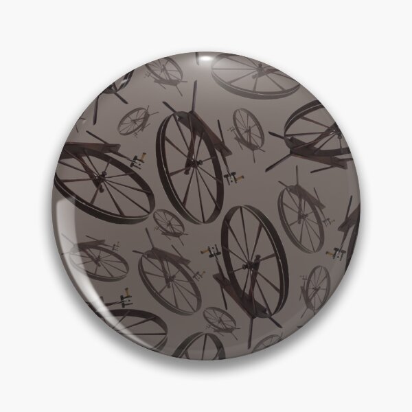 Item preview, Spinning Wheels Tossed Halfdrop Dark Taupe 756761 designed and sold by Art in My Loft.