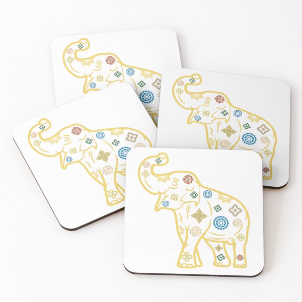 Item preview, Gold Design Elephant designed and sold by illit-pop.