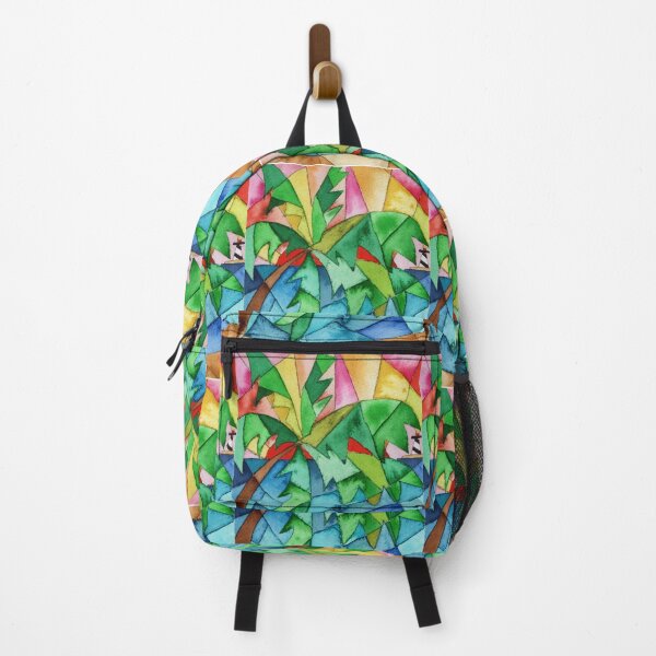 Item preview, Tropical Cubism Beach with Lighthouse designed and sold by K Jolly Art .