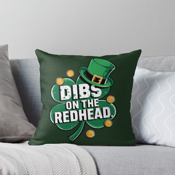 Item preview, Dibs on the Redhead Funny St Patricks Day designed and sold by WildPalette-Art.