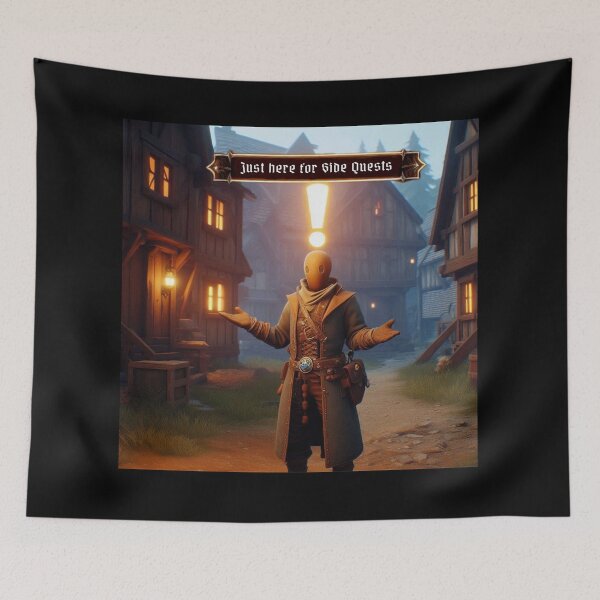 Item preview, NPC Vibes - Just here for Side Quests designed and sold by nature. electrified..