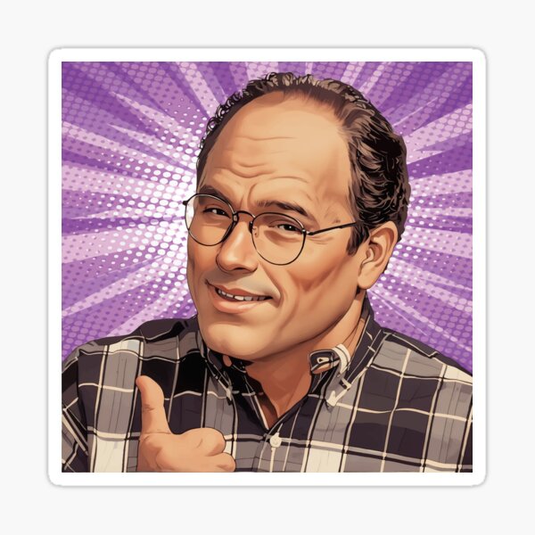 Item preview, George Costanza Seinfeld TV Show 90s - Fan Art designed and sold by Mad Factory Designs.