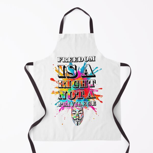 Item preview, Protest slogans. Anonymous. Freedom is a right. designed and sold by Drone-tees.